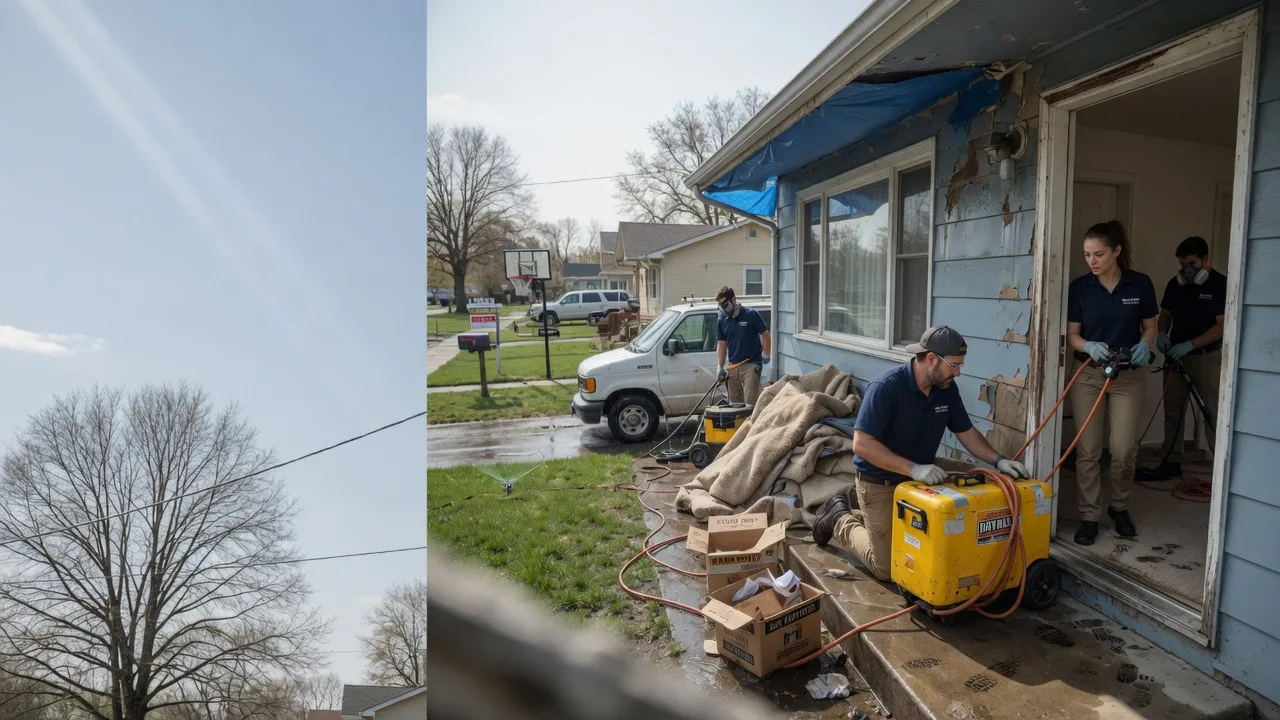 Basement Flood Cleanup in Greensboro, IN near me